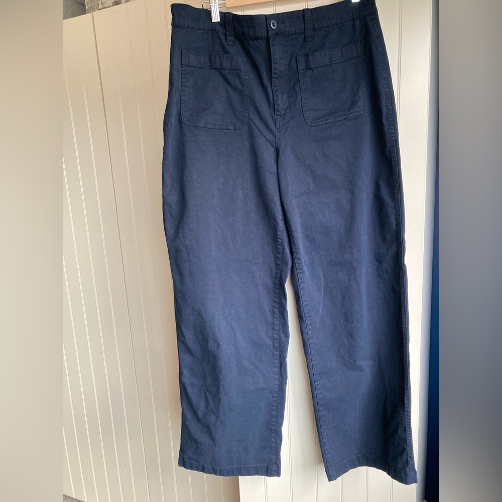 Tall Madewell Emmett Navy Blue Pants 32T